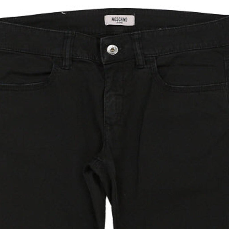 Moschino Jeans - 31W UK 10 Black Cotton