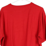 Australian Spellout T-Shirt - 2XL Red Cotton Blend