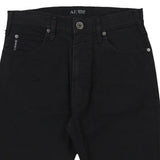 Armani Trousers - 30W 27L Navy Cotton