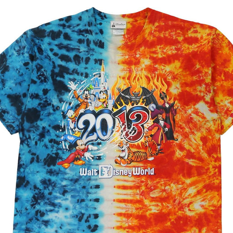 Vintage multicoloured 2013 Disney T-Shirt - mens x-large