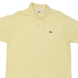 Vintage yellow Lacoste Polo Shirt - mens large