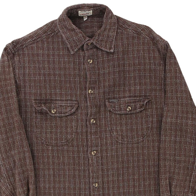 Vintage brown Guess Flannel Shirt - mens large