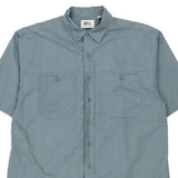 Rei Short Sleeve Shirt - XL Blue Cotton