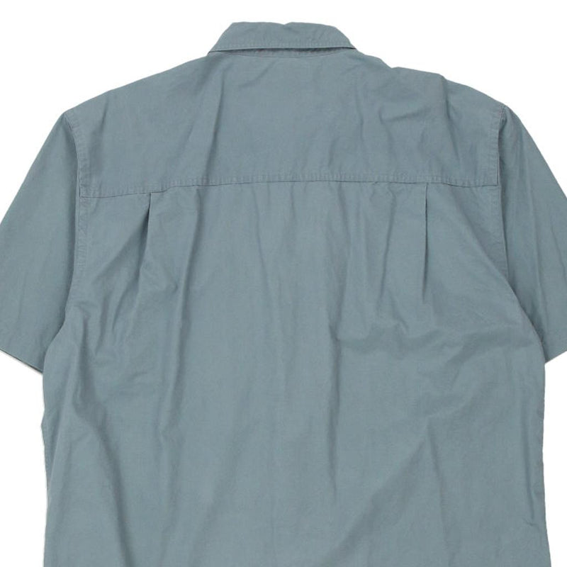 Rei Short Sleeve Shirt - XL Blue Cotton