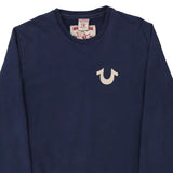 Vintage navy True Religion Sweatshirt - mens x-large