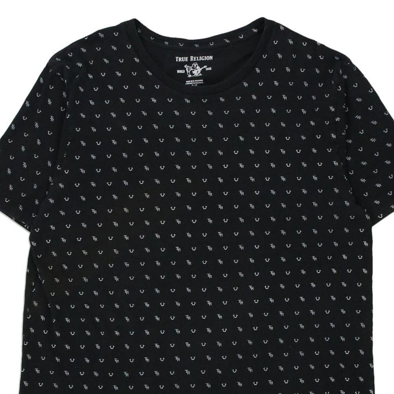 Vintage black True Religion T-Shirt - mens x-large