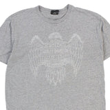 Vintage grey North Tonawanda, NY Harley Davidson T-Shirt - mens large