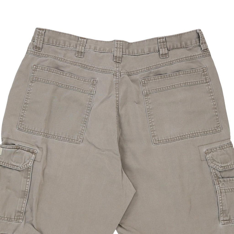 Wrangler Cargo Shorts - 35W 10L Grey Cotton