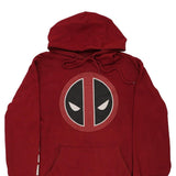 Deadpool Unbranded Graphic Hoodie - Large Red Cotton Blend