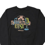 Podcast Unbranded Graphic Sweatshirt - Large Black Cotton Blend