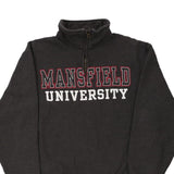Mansfield University Helly Hansen College 1/4 Zip - Medium Grey Cotton Blend
