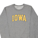 Iowa Unbranded College Sweatshirt - Medium Grey Cotton Blend