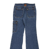 Fubu Cargo Jeans - 29W UK 10 Blue Cotton