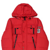 Age 8 Les Copains Puffer - Small Red Polyester