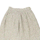 Age 7 Unbranded Floral Mini Skirt - 22W 18L White Cotton