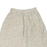 Age 7 Unbranded Floral Mini Skirt - 22W 18L White Cotton
