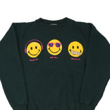 Age 11-12 Ross Graphic Sweatshirt - Large Green Cotton Blend