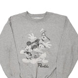 Florida Disney Graphic Sweatshirt - XL Grey Cotton Blend