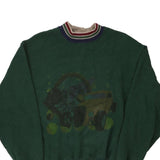 Made in USA  Jerzees Graphic Sweatshirt - Medium Green Cotton Blend