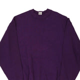 Made in USA Blank Munsing Wear Sweatshirt - XL Purple Cotton Blend