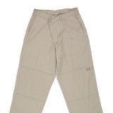 Dickies Double Knee Trousers - 33W 30L Beige Polyester Blend