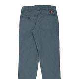 Flex Dickies Trousers - 31W 30L Blue Polyester Blend