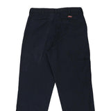 Dickies Trousers - 34W 27L Navy Polyester Blend