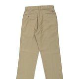 Dickies Trousers - 30W 34L Beige Polyester Blend