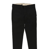 Dickies Trousers - 29W UK 10 Black Polyester Blend
