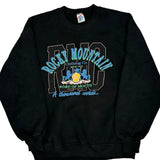 Vintage Made In USA Jerzees Sweatshirt - Large Black Cotton Blend