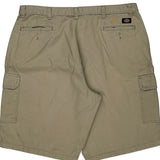 Dickies Cargo Shorts - 42″ Waist Beige Cotton