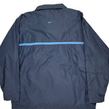 Vintage Nike Windbreaker - Large Navy Polyester