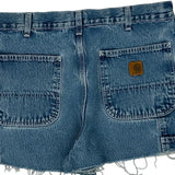 Carhartt Denim Shorts - 34W UK 16 Blue Cotton