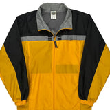 Vintage Adidas Windbreaker - Large Yellow Polyester