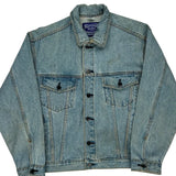 Atlanta Hard Rock Cafe Denim Jacket - Small Blue Cotton
