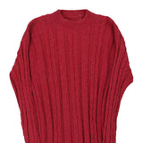 Unbranded Jumper - Medium Red Wool Blend