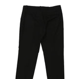 Hugo Boss Trousers - 33W UK 14 Black Viscose Blend