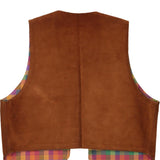 Unbranded Waistcoat - Small Brown Suede