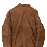 Vintage brown 1980's Unbranded Leather Jacket - mens medium