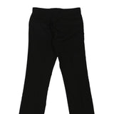 Sasch Trousers - 32W UK 12 Black Cotton