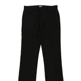 Sasch Trousers - 32W UK 12 Black Cotton