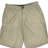 Tommy Hilfiger Chino Shorts - 29W 11L Beige Cotton Blend