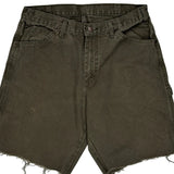 Dickies Carpenter Shorts - 32W 10L Grey Cotton