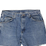 Wrangler Denim Shorts - 36W 5L Blue Cotton