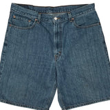 Levis Denim Shorts - 34W 10L Blue Cotton