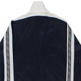Age 16-18 Asics Track Jacket - Small Navy Polyester