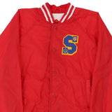Age 10-12 Horizon Varsity Jacket - Medium Red Polyester