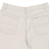 Lee Carpenter Shorts - 32W UK 14 White Cotton
