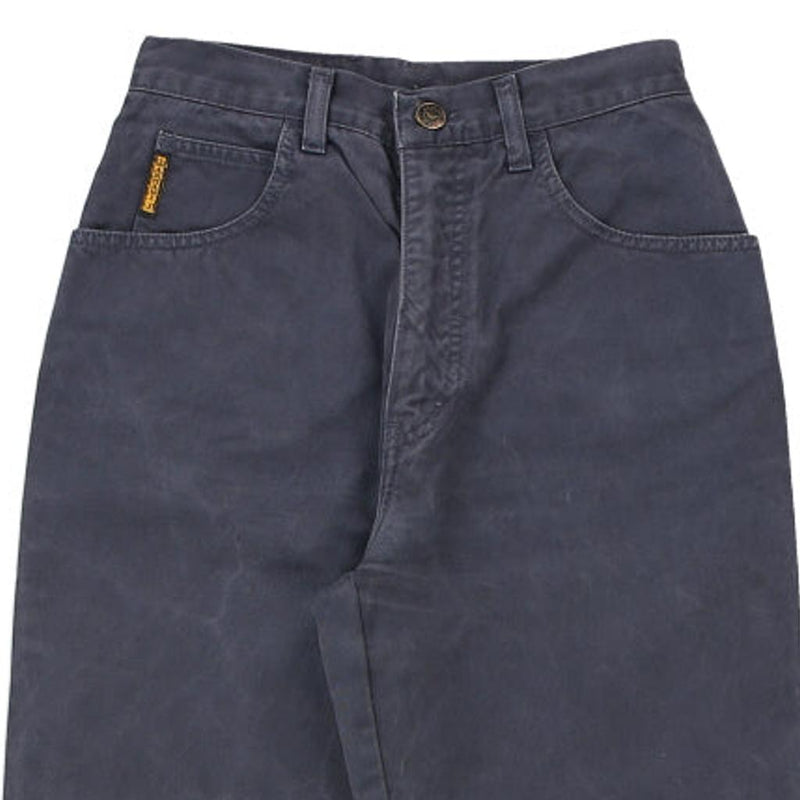 Emporio Armani Trousers - 22W UK 2 Navy Cotton