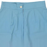 Christian Dior Skirt - 31W UK 12 Blue Wool